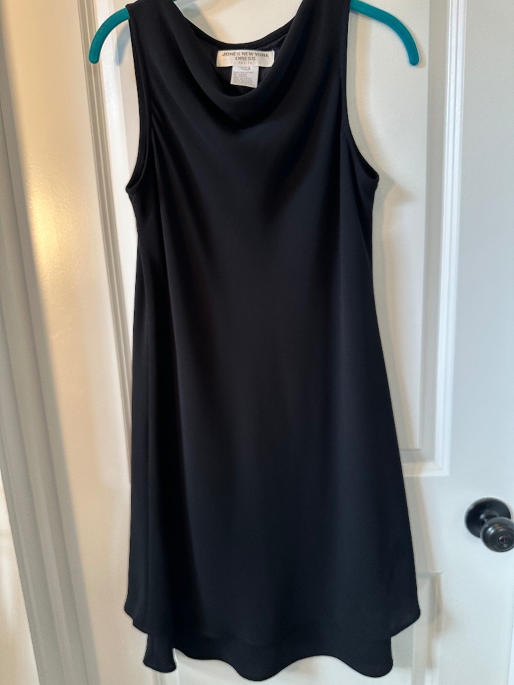 Jones New York Little Black Dress Size Petite 14 | Knee-Length Classic Dress